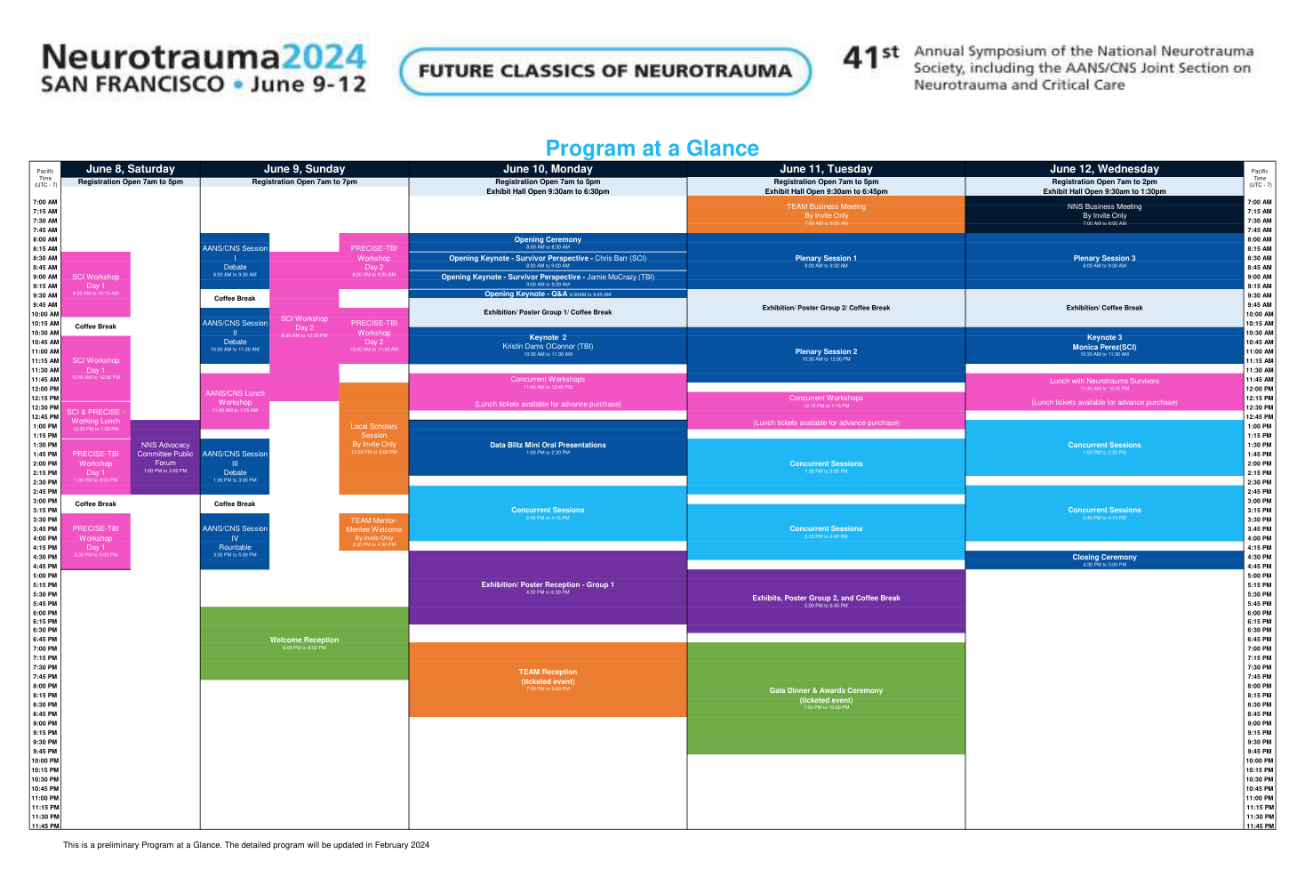 Program at a Glance NNS 2024